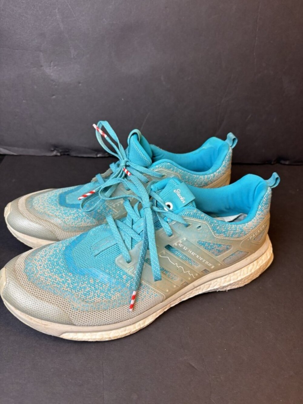 ADIDAS x PACKER x SOLEBOX ENERGY BOOST RUNNING SHOES (CP9762) - Men's Sz 11